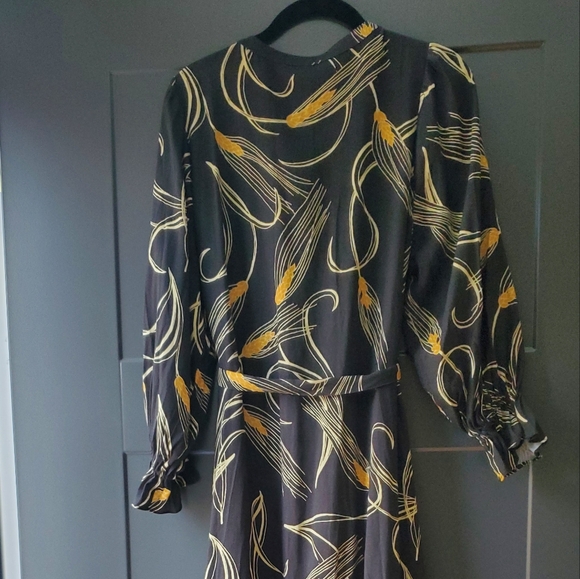 The ODELLS Sophia Maxi Dress Small Black and Tan - Picture 5 of 12